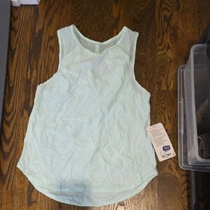 Lululemon Sea Mist 8 NWT Women's Light Green Sleeveless Sculpt Tank Top